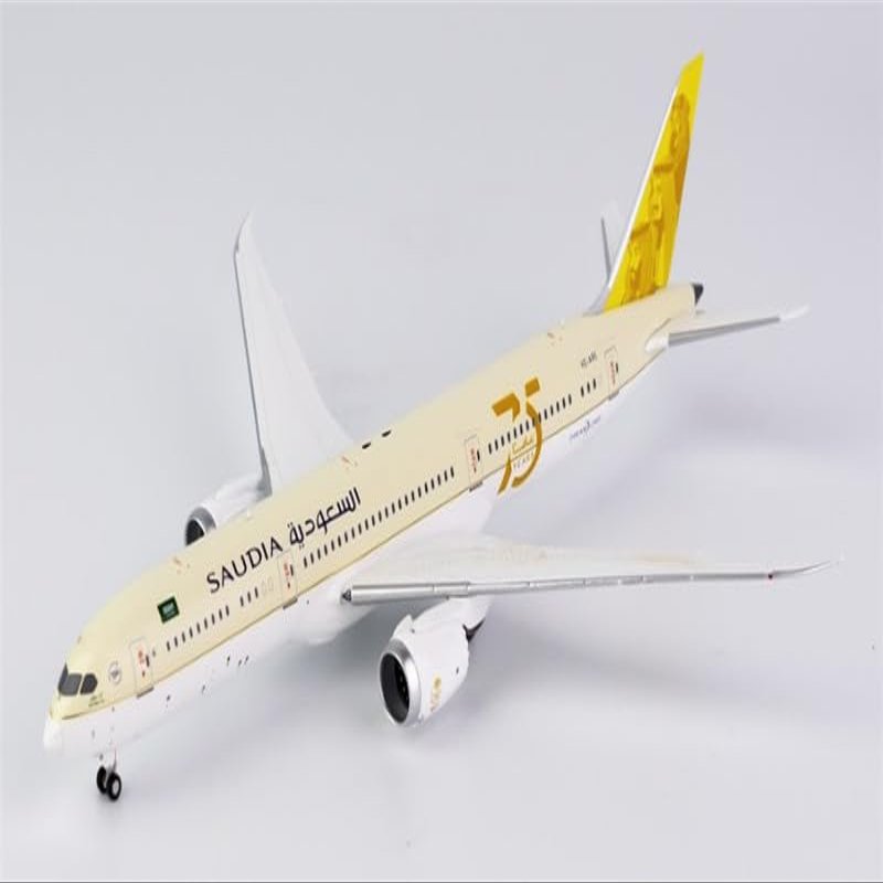ACE HOBBY NG Models Saudia Airlines for Boeing B787-9 HZ-are 75 Years 1/400 Aircraft Pre-Built Model