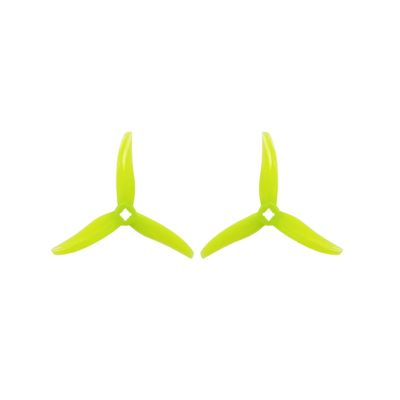 TARFIC Accessories Drone for Gemfan 3525 3 Blade/tri-Blade FPV Propeller 1404 2204 Motor W/Adapter for Toothpick Foxwhoop FPV RC Drone Parts 24pcs Replaceable (Color : 12pairs Yellow)