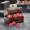 10Pcs 8 Sided Dice, D8 Assorted Polyhedral Dice Set with Numbers for Board Games DND RPG MTG Game Classroom Activities Party Table Gaming Fun, Mixed Assortment (Color: Red, 1 Inch) view 3