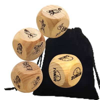 4Pcs Luxury Private Talking Couple Dice - Couple Date Night Ideas Decider Dice/Love Night Naughty Dice - Improve Love of Couple
