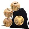 4Pcs Luxury Private Talking Couple Dice - Couple Date Night Ideas Decider Dice/Love Night Naughty Dice - Improve Love of Couple view 1