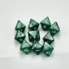 10 Pieces D8 Polyhedral Dice Set - 8 Sided Dice with Numbers | Ideal for Board Games, Classroom Activities, Party Table & Gaming Fun (Color: Green, Size: 1.6cm/0.63in) view 3