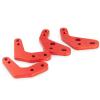 DAYUDDRICAR 4 PCS/Set RC Car Shock Suspension Extension Mount Height Angle Stand Tower for SCX10 II 90046 1:10 RC Crawler Car Upgrade Parts (Color : Red) view 1