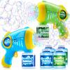 JOYIN 2 Kids Bubble Guns with 4 Bottles Solution, Automatic Bubble Machine Gun with 8 Holes for Kids, Adults, Summer Toys, Easter Basket Stuffers, Birthday Gift, Party Favors view 1