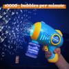 JOYIN 2 Kids Bubble Guns with 4 Bottles Solution, Automatic Bubble Machine Gun with 8 Holes for Kids, Adults, Summer Toys, Easter Basket Stuffers, Birthday Gift, Party Favors view 2