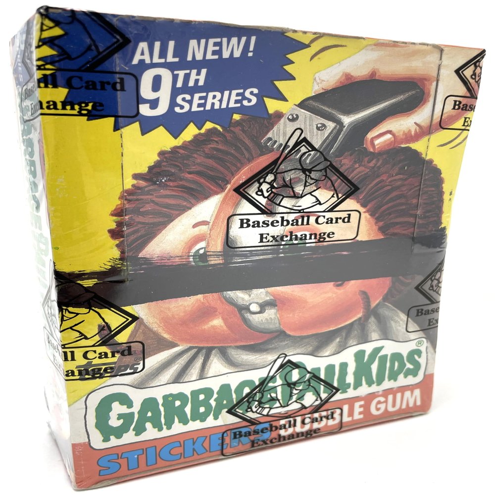 BBCE 1987 Topps Garbage Pail Kids Original 9th Series 9 GPK 48 Wax Packs OS9 Box