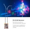 Fast and Stable FS X14S Receiver, 14CH PPM SBus Outputs for FS I6 NV14 FS I6X FS I4 FS I4X Transmitter, Compact Lightweight Dual Antenna view 4