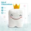 6" Tooth Fairy Pillow with Back Pocket - Soft Plush Stuffed Animal Toy for Kids, Boy or Girl - Squishable Holder view 3