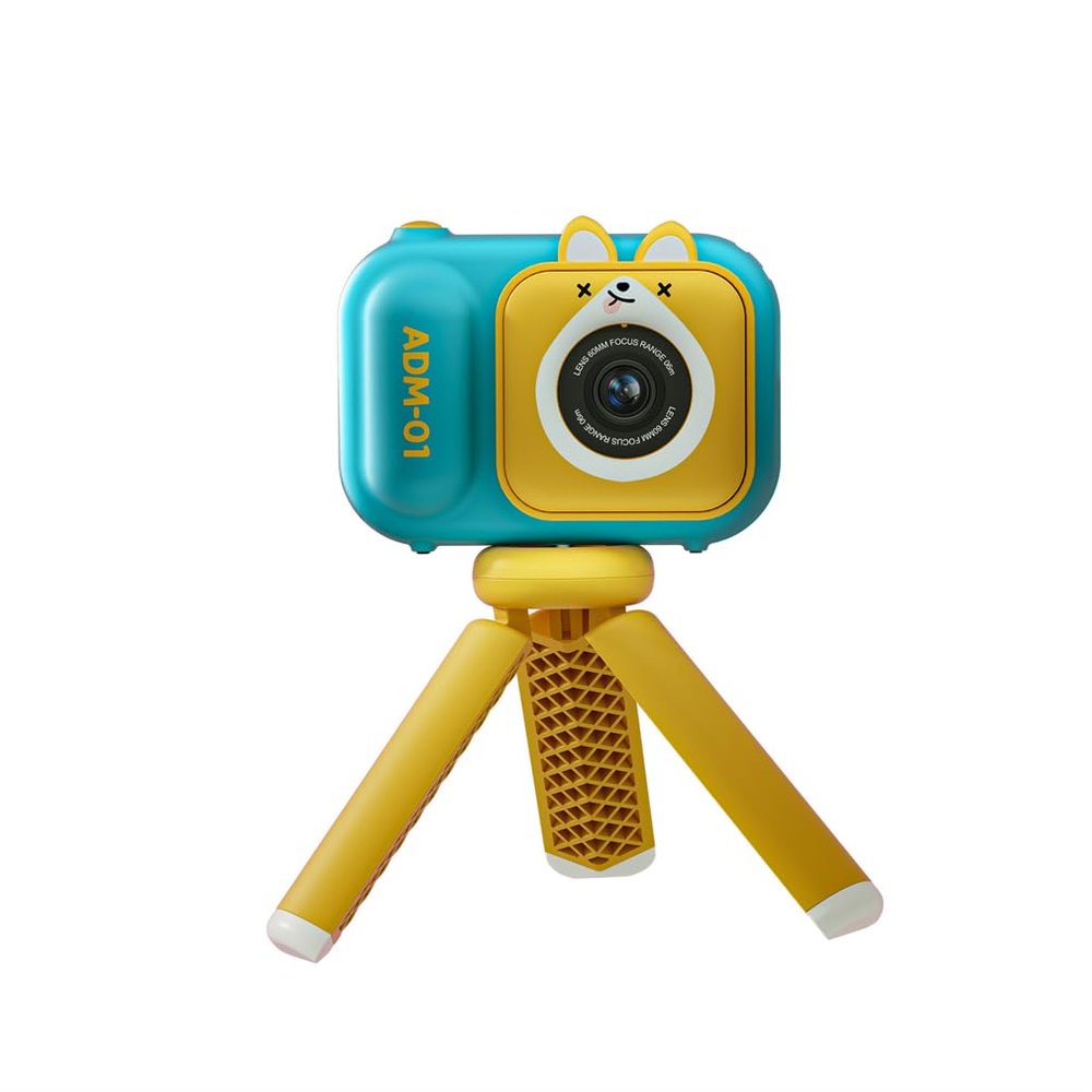 DAUTAI Mini Camera for Kids, Kids Camera for Girls Boys, Intelligent Focus 1080P High Definition Photography Safe Material, for 3-8 Year Old Boy Girl Birthday Gift,Blue
