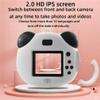 DAUTAI Min Toddler Camera, Kids Camera for Girls Boys Toys, 2.0 HD IPS Screen 32G TF Card HD Video Recording USB Portable Charging, Cool Stuff for Birthday,A view 3