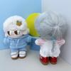 niannyyhouse Bow Tie Leather Shoes Length 3.6cm 10cm Plush Doll 1/8BJD Accessories (White+Red) view 4