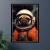 Astronaut Pug Jigsaw Puzzle 300/500/1000 Piece - Pet Astronaut Portrait Gift for Pug Owner (1000pc (5075cm)) view 2