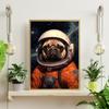 Astronaut Pug Jigsaw Puzzle 300/500/1000 Piece - Pet Astronaut Portrait Gift for Pug Owner (1000pc (5075cm)) view 3