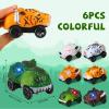 Skylety 6 Pack Dino Race Cars LED Compatible with Most Tracks,Beast view 2