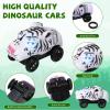 Skylety 6 Pack Dino Race Cars LED Compatible with Most Tracks,Beast view 3