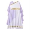 Yruioon Kids Girls Grecian Toga Costume Ancient Greece Mythos Philosopher Rome Nobility Cosplay Fancy Dress up Lavender 16 Years view 3