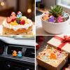 160Pcs Christmas Mini Resin Ducks Luminous Miniature Xmas Hat Animals Glow in The Dark Bulk for Micro Fairy Garden Dollhouse Decor Small Party DIY Slime Kit Prank Game Tiny Figure view 4