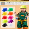 60 Pcs Kids Construction Party Hats Bulk Worker Caps Construction Hard Hats for Child Halloween Dress Up Party Cosplay, 10 Colors view 3