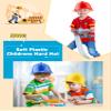 60 Pcs Kids Construction Party Hats Bulk Worker Caps Construction Hard Hats for Child Halloween Dress Up Party Cosplay, 10 Colors view 4