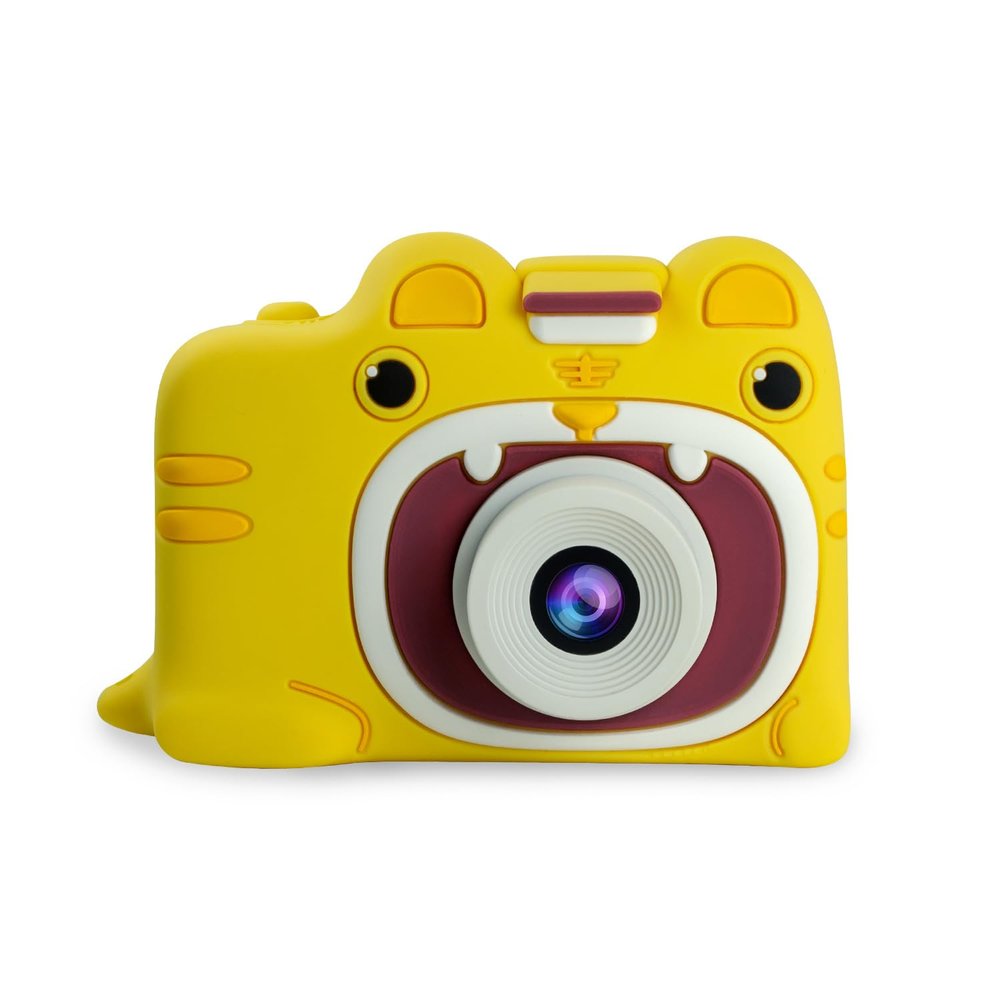 DAUTAI Mini Toddler Camera, Kids Camera for Girls Boys, Auto Focus Intelligent Mixing Face Recognition Creative Filters, for 3-8 Year Old Boy Girl Birthday Gift,Yellow