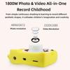 DAUTAI Mini Toddler Camera, Kids Camera for Girls Boys, Auto Focus Intelligent Mixing Face Recognition Creative Filters, for 3-8 Year Old Boy Girl Birthday Gift,Yellow view 3