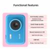 DAUTAI Mini Camera for Kids, Kids Camera for Girls Boys, 2 Megapixel Lens 1080P Full HD 30FS Video 2.0-Inch Display Standalone Design, Cool Stuff for Birthday,Blue view 2
