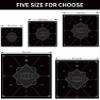 nuveti 24/31/39/47/55 inch Square Foldable 6-Player Texas Poker Card Tabletop Layout Portable Anti-Slip Rubber Board Game Mat Texas Hold'em Poker Mat for Family Game, Casino, Party view 2