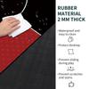 nuveti 24/31/39/47/55 inch Square Foldable 6-Player Texas Poker Card Tabletop Layout Portable Anti-Slip Rubber Board Game Mat Texas Hold'em Poker Mat for Family Game, Casino, Party view 4
