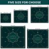 nuveti 24/31/39/47/55 inch Square Foldable 6-Player Texas Poker Card Tabletop Layout Portable Anti-Slip Rubber Board Game Mat Texas Hold'em Poker Mat for Family Game, Casino, Party view 2