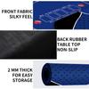nuveti 24/31/39/47/55 inch Square Foldable 6-Player Texas Poker Card Tabletop Layout Portable Anti-Slip Rubber Board Game Mat Texas Hold'em Poker Mat for Family Game, Casino, Party view 3