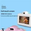 DAUTAI Mini Toddler Camera, Toddler Camera for Girls Boys Toys, Full Touch Screen Dual Front and Rear Cameras Delayed Photo, for 3-8 Year Old Boy Girl Birthday Gift,Pink view 4