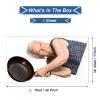 Funny Wall Decal Old Lady With Pan - Peel and Stick Removable Art Sticker Granny Poster Mural for Bedroom Kitchen Dining Room Dorm - Weird Stuff Funny Gifts for Friends (26" x 22") view 3