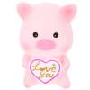 ABOOFAN Lovely Cartoon Pig Shaped Piggy Bank Unbreakable Money Pot for Boys and Girls Cute Saving Pot for Birthdays Holidays and Savings Habit Development Vinyl Material view 3