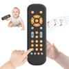 Baby TV Remote Control Toy with Music, TV Remote Toy with Realistic Light and Sound - English, French and Spanish 3 Language for Infant Toddler Play Remote Musical Toys, BPA Free view 1