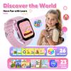Kids Smart Watch for Girls Age 3-12 with 35 Puzzle Games, HD TouchScreen Smart Watch for Kids with Dual Camera, Video Player, Learning Card, Toddler Christmas Birthday Gifts Toy for Girls 5 6 7 8 9 10 view 3