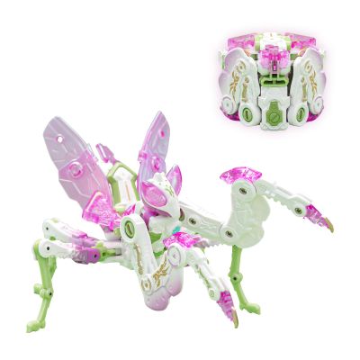 52TOYS BEASTBOX BB-37LO Lotus Deformation Toys Action Figure, Converting Toys in Mecha and Cube, Perfect Birthday Party Gift for Teens and Adults, Based on Mantis