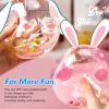 Septpenta Thicken Nano Tape Bubble Kit, Nano Tape Bubbles, Nano Bubble Tape with Straws and Decorative Fillings, Stress Balls Toys, Squishy Ball, Anxiety Relief Toy(Blue) view 2
