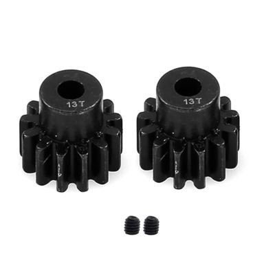 2pcs 3943X Hardened Steel 13-Tooth Pinion Gear (32 Pitch) for Traxxas Slash Rrustler Stampede Raptor 4x4 VXL TRX-4 TRX-6 Hop Ups Upgrade Parts