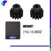 2pcs 3943X Hardened Steel 13-Tooth Pinion Gear (32 Pitch) for Traxxas Slash Rrustler Stampede Raptor 4x4 VXL TRX-4 TRX-6 Hop Ups Upgrade Parts view 4