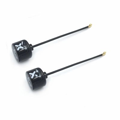 Drone Accessories for Foxeer Antenna Lollipop 4 V4 FPV Antenna 5.8G 2.6Dbi for Stubby RHCP SMA RPSMA UFL Straight/Angle MMCX 7.2g for FPV RC Racing Drone Replaceable (Color : 2pcs Black UFL V4)