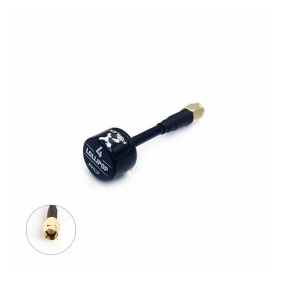 Drone Accessories for Foxeer Antenna Lollipop 4 V4 FPV Antenna 5.8G 2.6Dbi for Stubby RHCP SMA RPSMA UFL Straight/Angle MMCX 7.2g for FPV RC Racing Drone Replaceable (Color : 1pcs Black SMA V4)