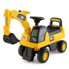 Costzon Ride on Excavator, Licensed Caterpillar Kids Excavator Digger w/Rotatable Digging Bucket, Under-seat Storage, Construction Vehicles for Kids, Ride on Toys for Toddlers 1-3 Gift (Digger) view 1