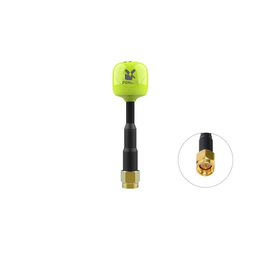 Drone Accessories for Foxeer Antenna Lollipop 4 Plus 4+ FPV Antenna 5.8G 2.6Dbi RHCP SMA RPSMA UFL MMCX FPV Omni LDS Antenna for FPV Racing Drone Replaceable (Color : 1PCS Green SMA)