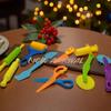 Decebaya Dough Tool Set for Kid, 9 Pcs Dough Tools Accessories for Kids Ages 2-4-8, Includes Cutters Roller, Rolling Pins, Scissors, Plastic Knife view 4