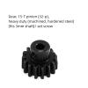 2pcs 3945X Hardened Steel 15-Tooth Pinion Gear (32 Pitch) for Traxxas Slash Rrustler Stampede Raptor 4x4 VXL TRX-4 TRX-6 Mini Maxx XRT 15T Upgrade Parts view 2