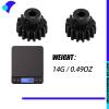 2pcs 3945X Hardened Steel 15-Tooth Pinion Gear (32 Pitch) for Traxxas Slash Rrustler Stampede Raptor 4x4 VXL TRX-4 TRX-6 Mini Maxx XRT 15T Upgrade Parts view 4