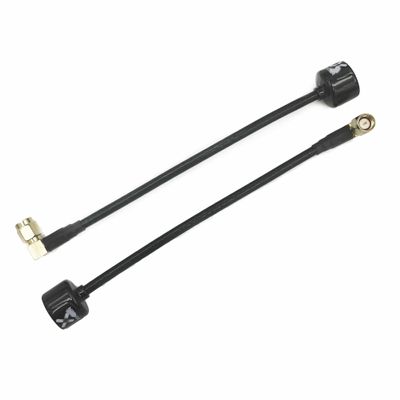 Accessories Drone for Foxeer Antenna Lollipop 4 V4 FPV Antenna 5.8G 2.6Dbi for Stubby RHCP SMA RPSMA UFL Straight/Angle MMCX 7.2g for FPV RC Racing Drone Replaceable (Color : 2pcs SMA Angle 15cm)