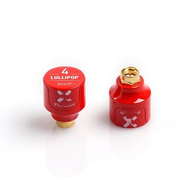 Accessories Drone for Foxeer Antenna Lollipop 4 V4 FPV Antenna 5.8G 2.6Dbi for Stubby RHCP SMA RPSMA UFL Straight/Angle MMCX 7.2g for FPV RC Racing Drone Replaceable (Color : 2pcs Stubby V4 Red)