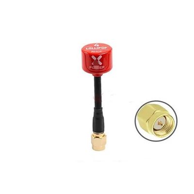 Drone Accessories for Foxeer Antenna Lollipop 4 V4 FPV Antenna 5.8G 2.6Dbi for Stubby RHCP SMA RPSMA UFL Straight/Angle MMCX 7.2g for FPV RC Racing Drone Replaceable (Color : 1pcs Red SMA V4)