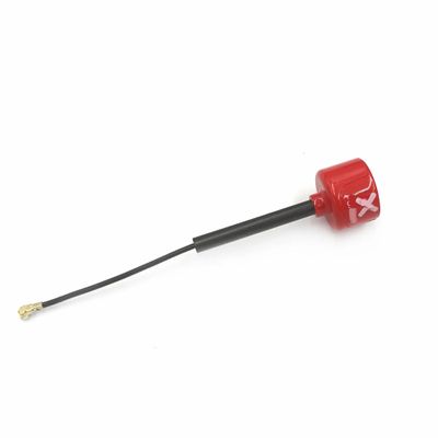 Drone Accessories for Foxeer Antenna Lollipop 4 V4 FPV Antenna 5.8G 2.6Dbi for Stubby RHCP SMA RPSMA UFL Straight/Angle MMCX 7.2g for FPV RC Racing Drone Replaceable (Color : 1pcs Red UFL Tube)